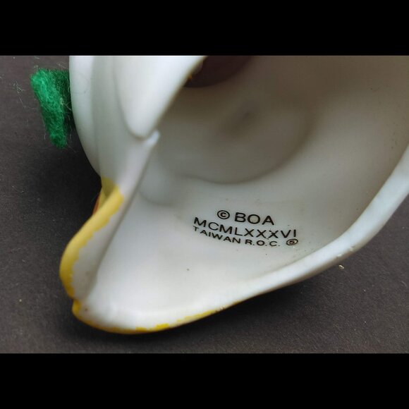 Vintage BOA Christmas Porcelain Chime Bells Ringers Ornaments Snowman and Bear - Picture 7 of 10